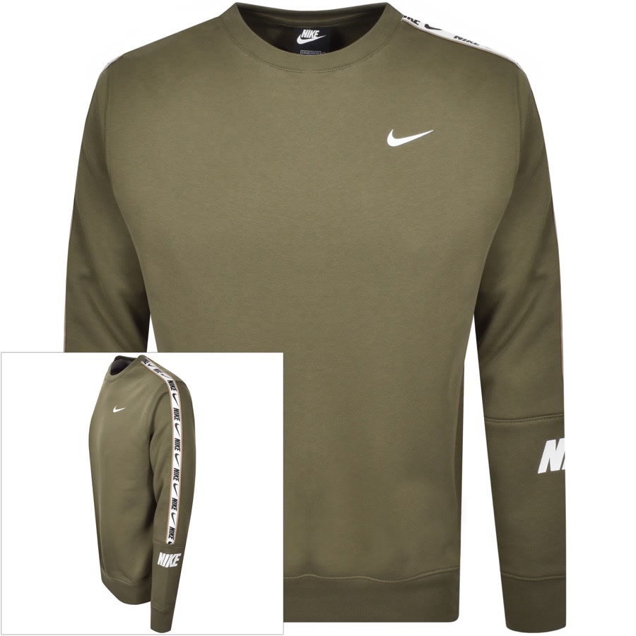 Alternative Image for ProductNike Repeat Fleece Sweatshirt Green1